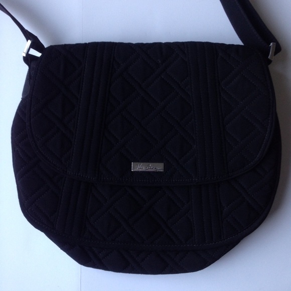 Vera Bradley Handbags - Vera Bradley Black Quilted Crossbody